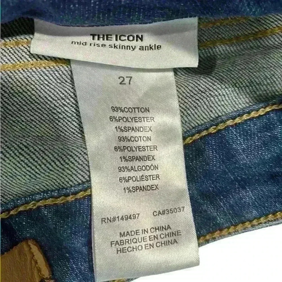 Joe’s Jeans Mid Rise Skinny Ankle Jean. - Picture 6 of 7